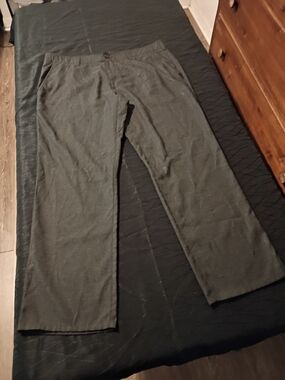 Men's Dress Pants in Charcoal Gray - Tailored Straight Leg
